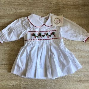 Cecil and Lou smocked candy candy dress